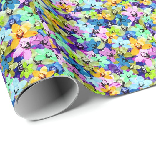 Orchid Extravaganza Waterverf, Cadeaupapier (Rol Hoek)