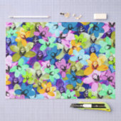 Orchid Extravaganza Waterverf, weefselpapier Tissuepapier (Craft)