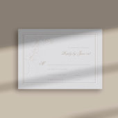 Orchid Faux reliëf Lijst Formele bruiloft reactie