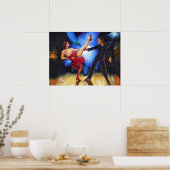 Orchid Fire Poster (Keuken)