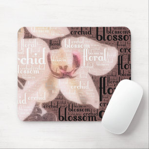 Orchid Floral Blossom Word Cloud Muismat