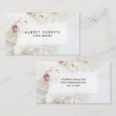 Orchid Floral Designer Professional Floral Visitekaartje (Voorkant / Achterkant)