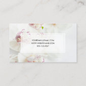 Orchid Floral Designer Professional Floral Visitekaartje (Achterkant)