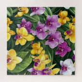 Orchid Floral Legpuzzel (Horizontaal)
