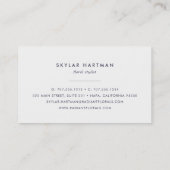  Orchid | Floral Visitekaartje (Achterkant)