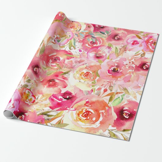 Orchid Flower Cadeaupapier (Uitgerold)