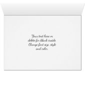 Orchid Flower Close Up Photography Note Card (Binnen Horizontaal (Onder))