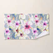 Orchid Flower Paars Hawaiian Bath Bad Handdoek (Handdoek)