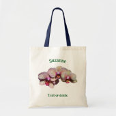 Orchid Flower Trio Personalized Tote Bag (Voorkant)