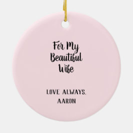 Orchid Flower voor mijn mooie vrouw Keramisch Ornament