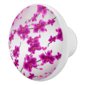 Orchid Flowers Elegant Floral Keramische Knop (Rechts)