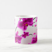 Orchid Flowers Elegant Floral Koffiemok (Center)