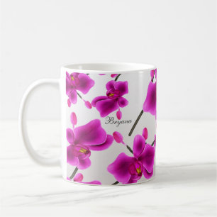 Orchid Flowers Elegant Floral Koffiemok