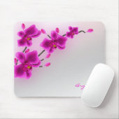 Orchid Flowers Elegant Floral Muismat (Met muis)