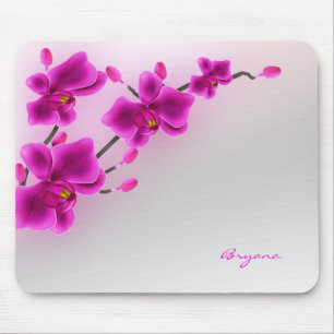 Orchid Flowers Elegant Floral Muismat
