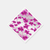 Orchid Flowers Elegant Floral Wedding Servetten (Hoek)