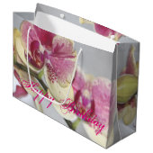 Orchid Flowers Large Cadeautasje (Voorkant Gekanteld)