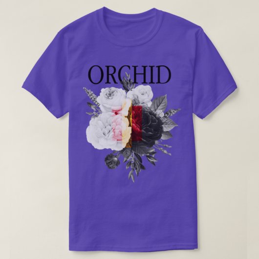 Orchid Flowers T-shirt (Design voorkant)