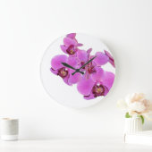 Orchid Flowers Wall Clock Grote Klok (Huis)