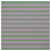 Orchid & Forest Green Striped Pattern Stof (Swatch)