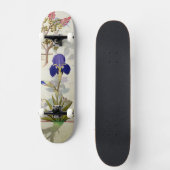 Orchid & Fumitory of Bleeding Heart Hedera & Iris Skateboard (Voorkant)