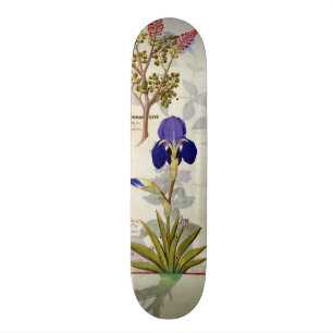 Orchid & Fumitory of Bleeding Heart Hedera & Iris Skateboard