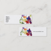 Orchid Fun Profile Card wit Mini Visitekaartje (Voorkant / Achterkant)