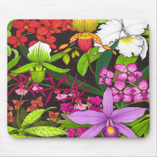 Orchid Garden Mousepad Muismat