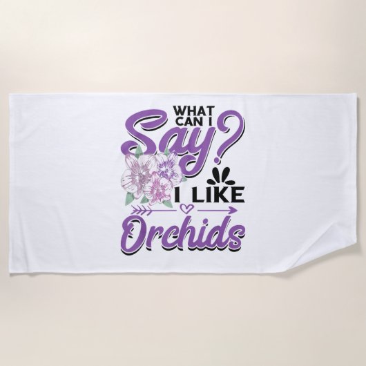 Orchid Gardening Strandlaken (Voorkant)