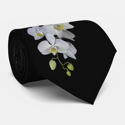 Orchid Garland Stropdas (Opgerold)