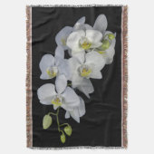Orchid Garland Throw Blanket Deken (Voorkant Verticaal)