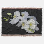 Orchid Garland Throw Blanket Deken (Voorkant)