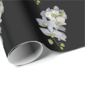 Orchid Garland Wrapping Paper Cadeaupapier (Rol Hoek)