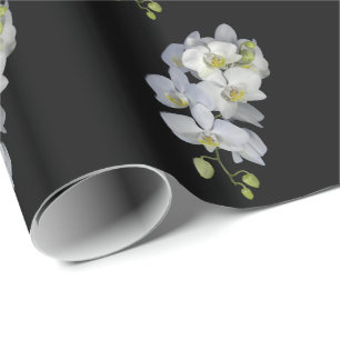 Orchid Garland Wrapping Paper Cadeaupapier
