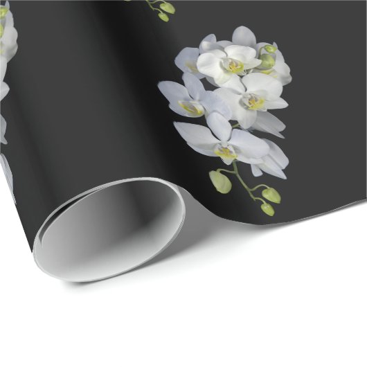 Orchid Garland Wrapping Paper Cadeaupapier (Rol Hoek)