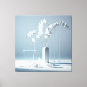Orchid Geometry Canvas Afdruk (Voorkant)