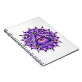 Orchid Geometry Eye Notitieboek (Rechterzijde)