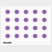 Orchid Geometry Eye Sticker (Vel)