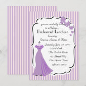 Orchid Gown Bridesmaid Kaart (Voorkant / Achterkant)