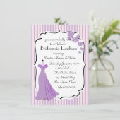 Orchid Gown Bridesmaid Kaart (Staand voorkant)