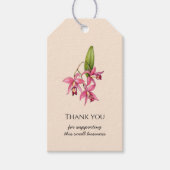 Orchid Hartelijk dank voor de ondersteuning van kl Cadeaulabel (Voorkant)
