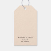 Orchid Hartelijk dank voor de ondersteuning van kl Cadeaulabel (Achterkant)