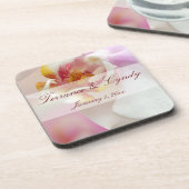 Orchid Heart Bier Onderzetter (Linkerzijde)