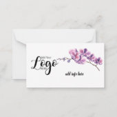 Orchid herinnert zich altijd de witte ventilatorka notitiekaartje (Achterkant)