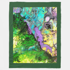 Orchid in blooms #3 fleece deken