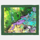 Orchid in blooms #3 fleece deken (Voorkant (Horizontaal))