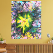 Orchid In Blooms Canvas Afdruk (Insitu (Woonkamer))