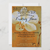 Orchid in Shades of Oranje Personalized Kaart (Voorkant)