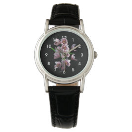 Orchid Insanity op zwart Horloge