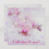 Orchid Invitation Kaart (Voorkant / Achterkant)